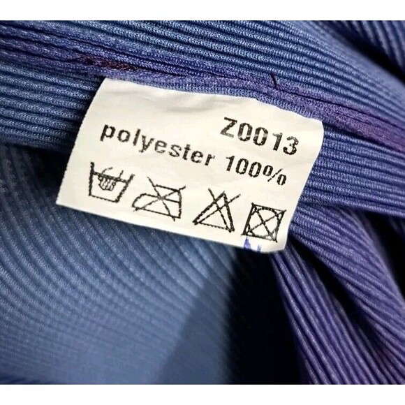 Vivian Shyu Textured Kimono Top Women S M Shawl Collar Long Sleeve Purple Retro - Picture 4 of 10